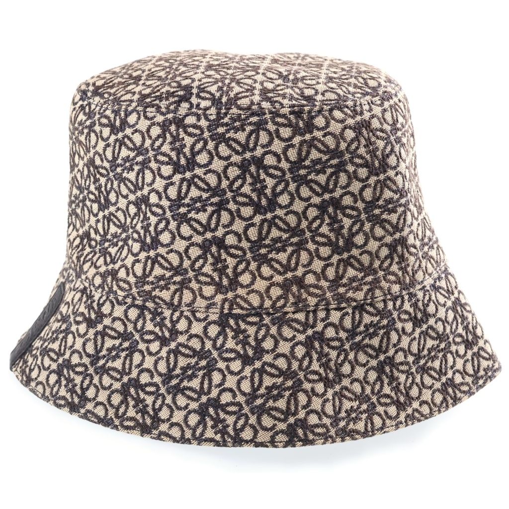 Loewe Jacquard Reversible Bucket Hat Gray — view 3