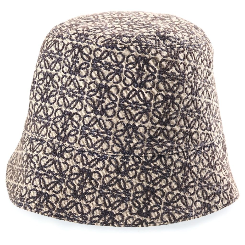 Loewe Jacquard Reversible Bucket Hat Gray
