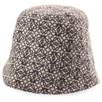 Loewe Jacquard Reversible Bucket Hat Gray