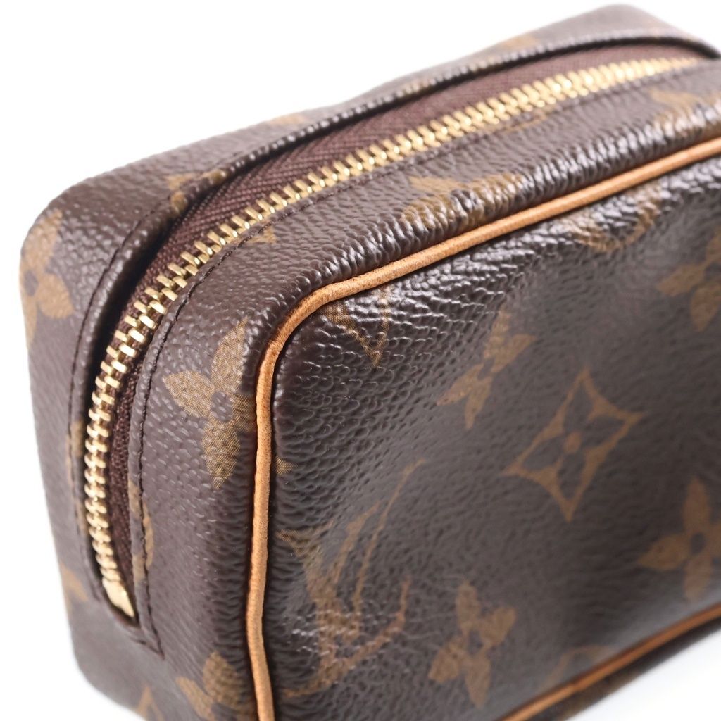 Louis Vuitton Monogram Trousse Wapiti Leather Pouch Multi Case Brown — view 7