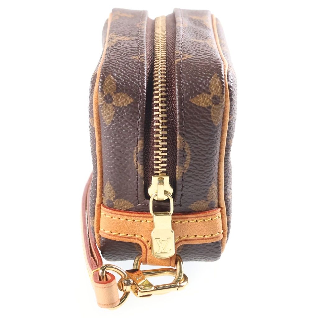 Louis Vuitton Monogram Trousse Wapiti Leather Pouch Multi Case Brown — view 3