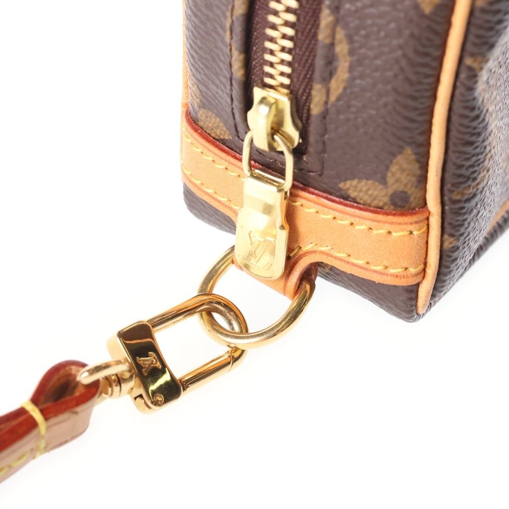 Louis Vuitton Monogram Trousse Wapiti Leather Pouch Multi Case Brown — view 6