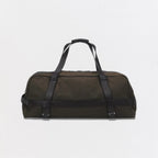 Hermes Allion 60 Boston Bag Toile H Leather Brown Khaki Green Silver 2-Way — view 3