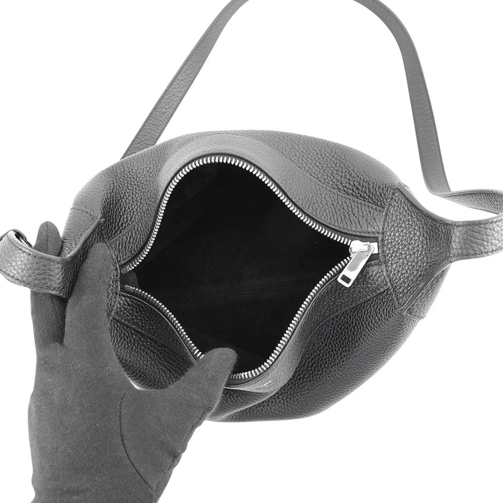 Celine Shoulder Bag Harry Cross Leather Black — view 5