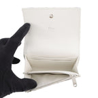 Dior Coin Purse Promenade Glycine Wallet Oblique Jacquard White — view 5