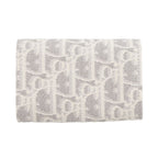 Dior Coin Purse Promenade Glycine Wallet Oblique Jacquard White — view 3