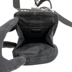 Celine Shoulder Pouch Trekking Mobile Canvas Black — view 5