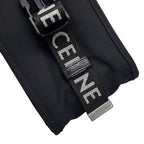Celine Shoulder Pouch Trekking Mobile Canvas Black — view 6