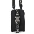 Celine Shoulder Pouch Trekking Mobile Canvas Black