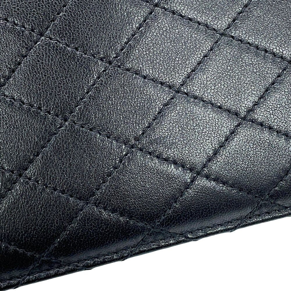 Saint Laurent Paris Shoulder Bag Gaby Satchel Lambskin Black White — view 8