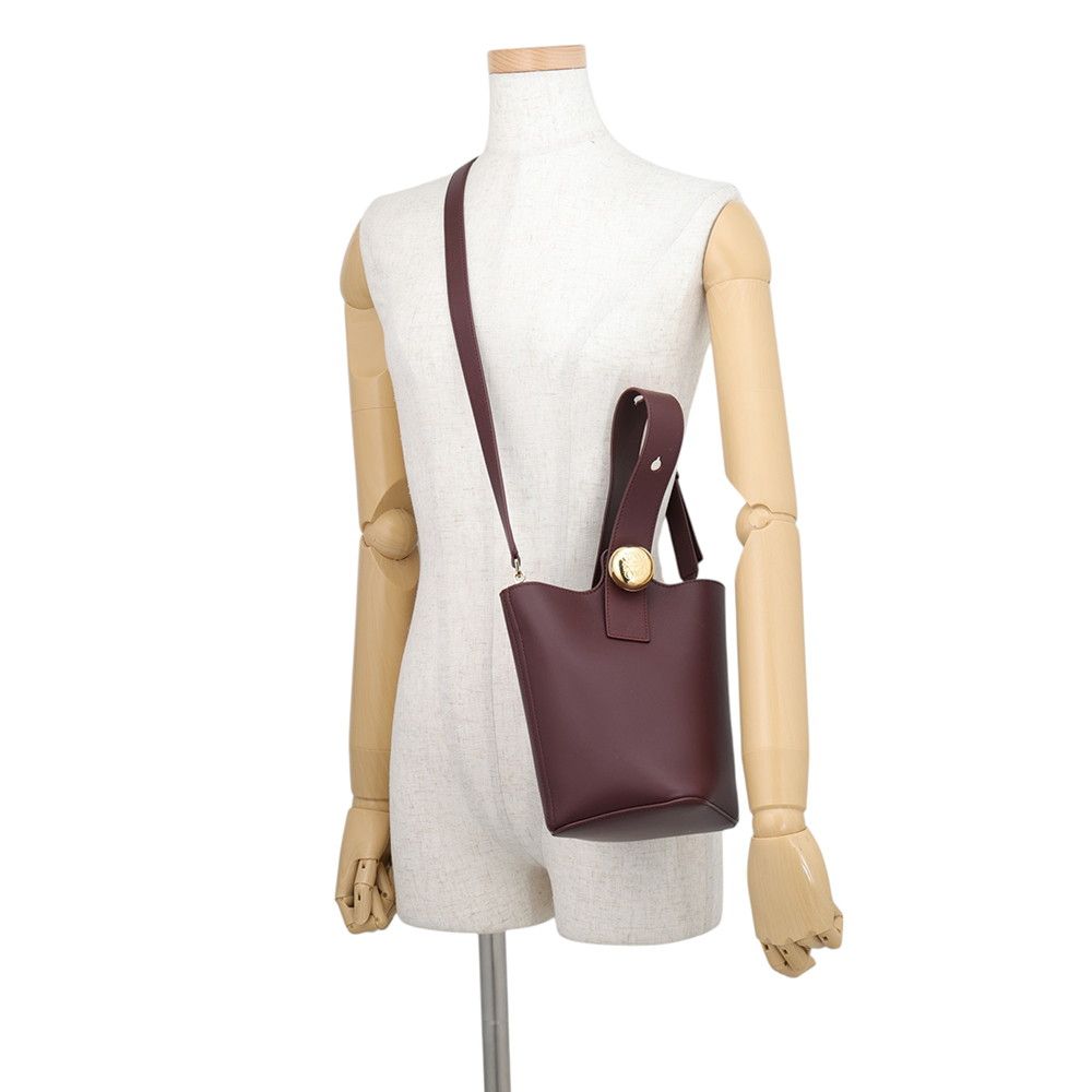 Loewe Pebble Baguette Anagram Leather 2-Way Shoulder Bag — view 5