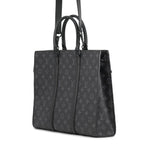 Louis Vuitton Tote Bag Monogram Eclipse Sac Plat Horizontal Zip 2-Way Business — view 2