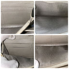 Chanel Wallet Zip Around Leather White — view 6