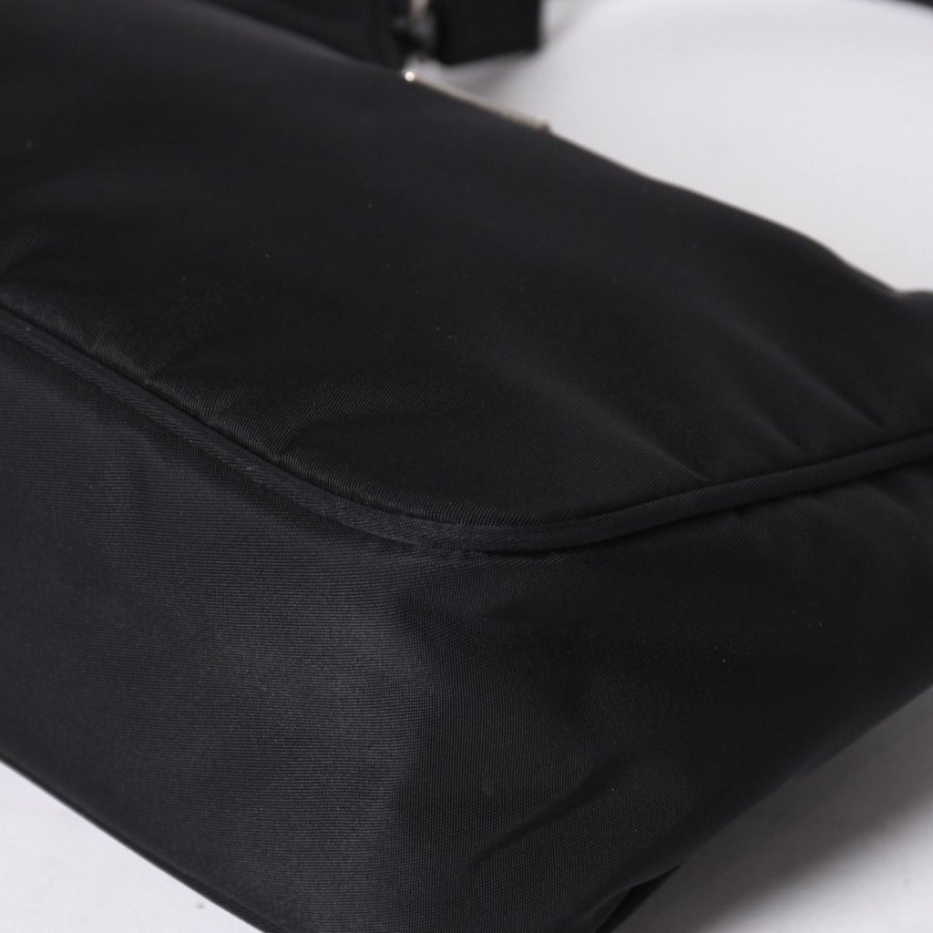 Prada Hobo Handbag Nylon Black — view 8