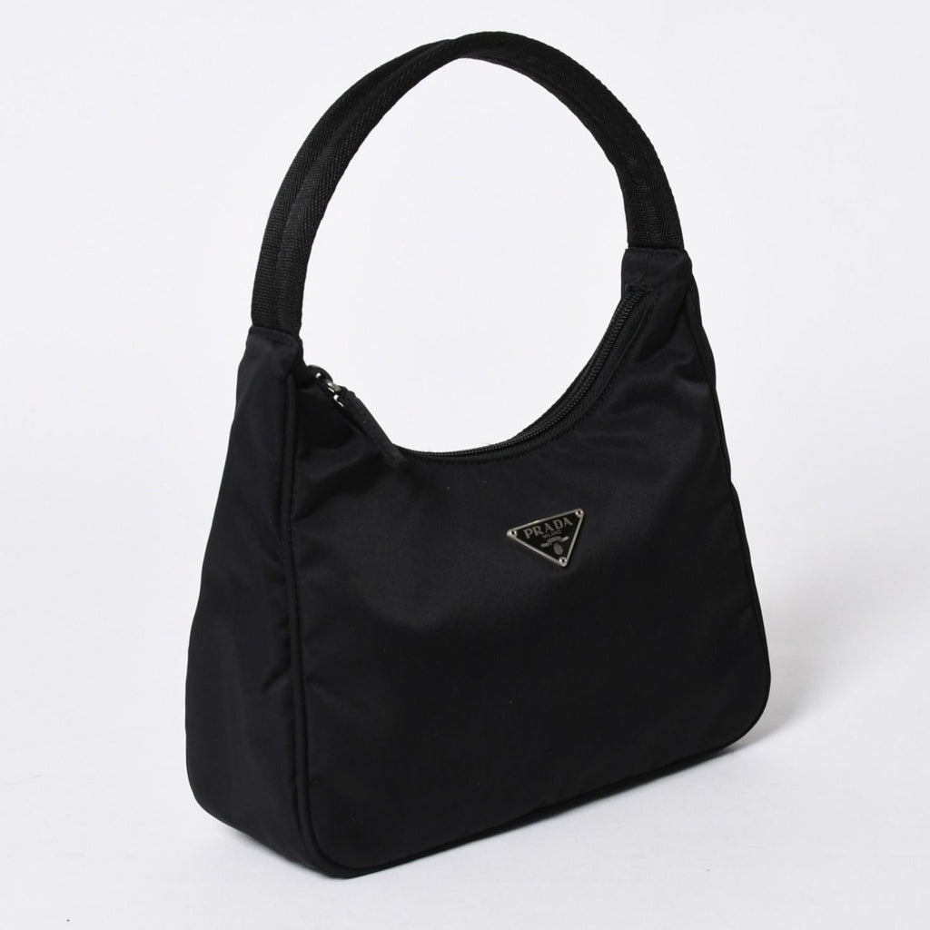 Prada Hobo Handbag Nylon Black — view 3