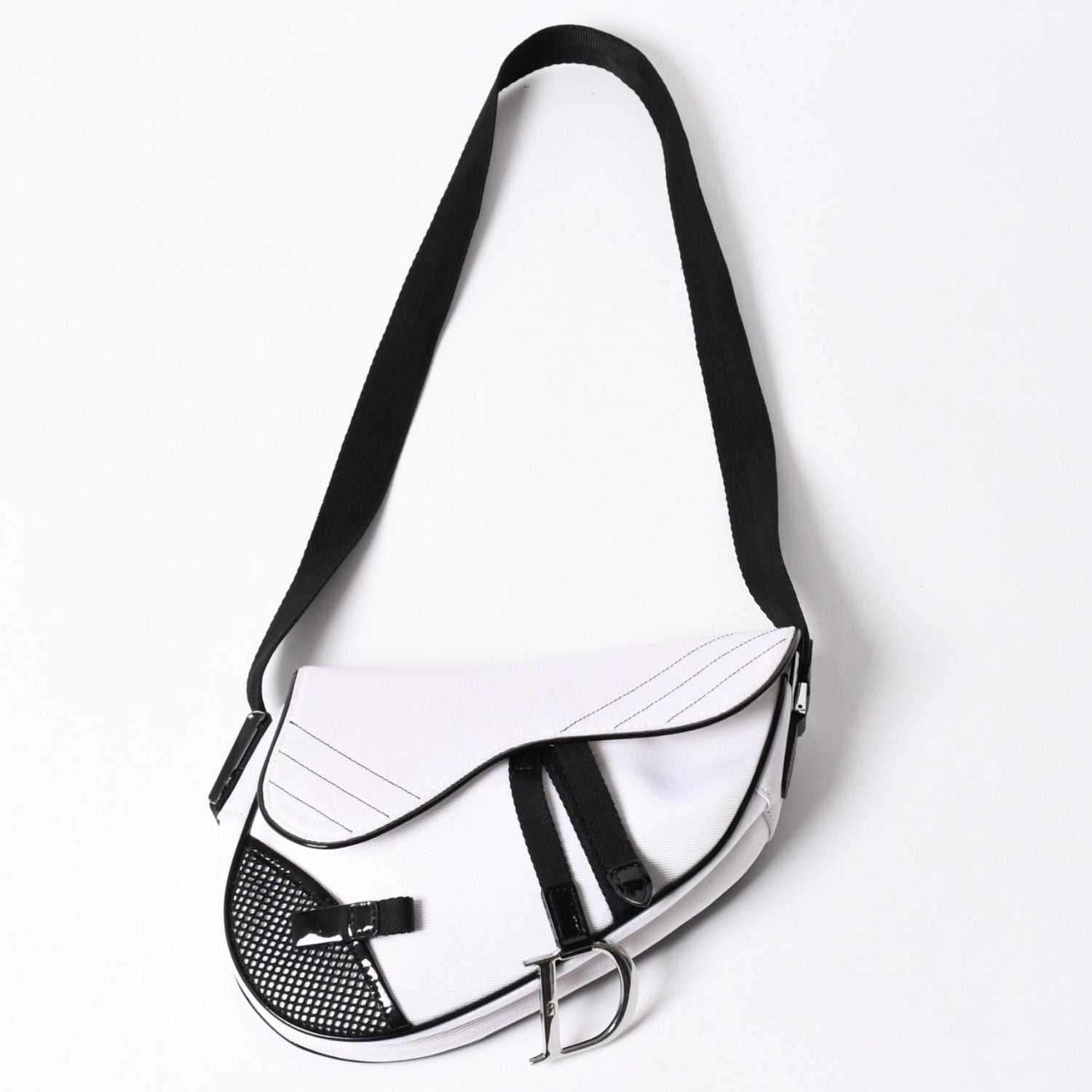 Dior Saddle Bag Nylon Canvas Galliano