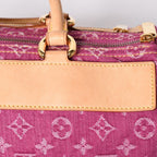 Louis Vuitton Neo Speedy Handbag Monogram Denim Pink Gold — view 8