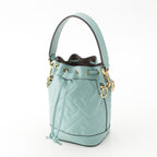 Fendi Mini Montresor Zucca Bucket Handbag Light Blue — view 2