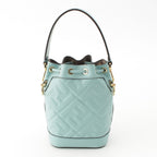Fendi Mini Montresor Zucca Bucket Handbag Light Blue — view 4