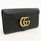 Gucci Continental Wallet GG Marmont Bifold Leather