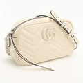 Gucci Small Camera Bag GG Marmont Crossbody Quilted Leather