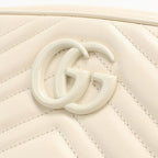 Gucci Small Camera Bag GG Marmont Crossbody Quilted Leather — view 5