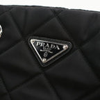 Prada Chain Quilted Nylon Tote Bag — view 5