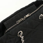 Prada Chain Quilted Nylon Tote Bag — view 6