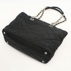 Prada Chain Quilted Nylon Tote Bag — view 2