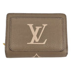 Louis Vuitton Bicolor Monogram Empreinte Portefeuille Clair Compact Wallet Gray — view 2