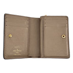 Louis Vuitton Bicolor Monogram Empreinte Portefeuille Clair Compact Wallet Gray — view 3