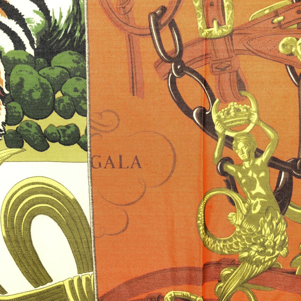 Hermes Carre 90 en Carres Scarf Multicolor — view 7