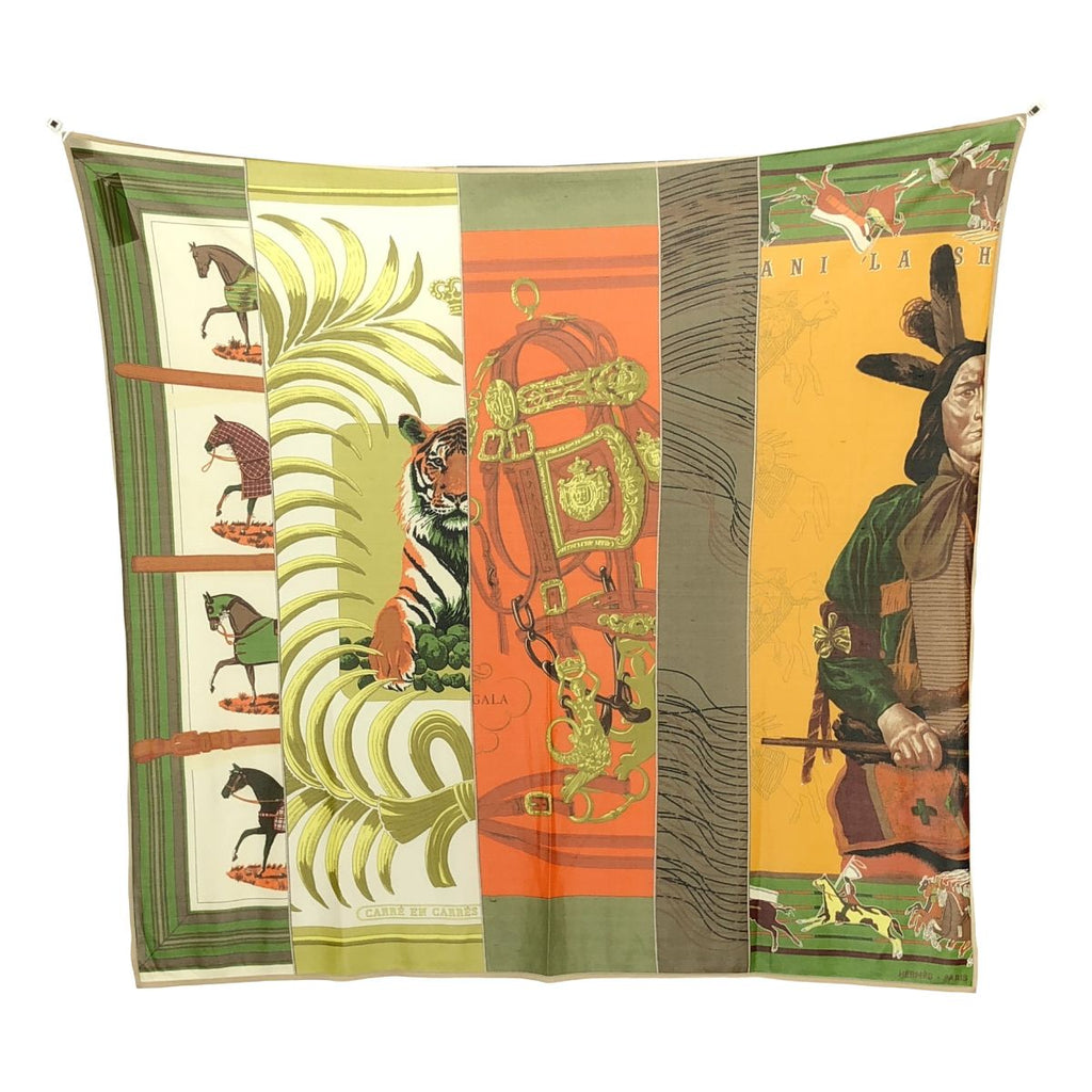 Hermes Carre 90 en Carres Scarf Multicolor — view 4