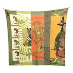 Hermes Carre 90 en Carres Scarf Multicolor — view 4