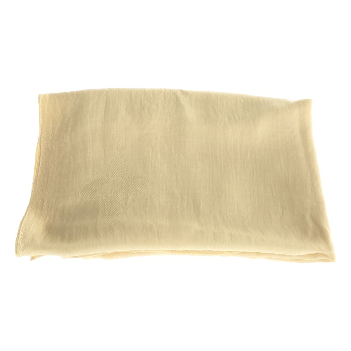 Louis Vuitton Giant Monogram Shawl Ivory Scarf — view 2