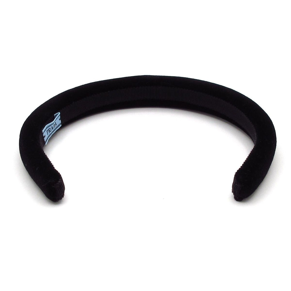 Prada Headband Black Triangle Plate — view 2