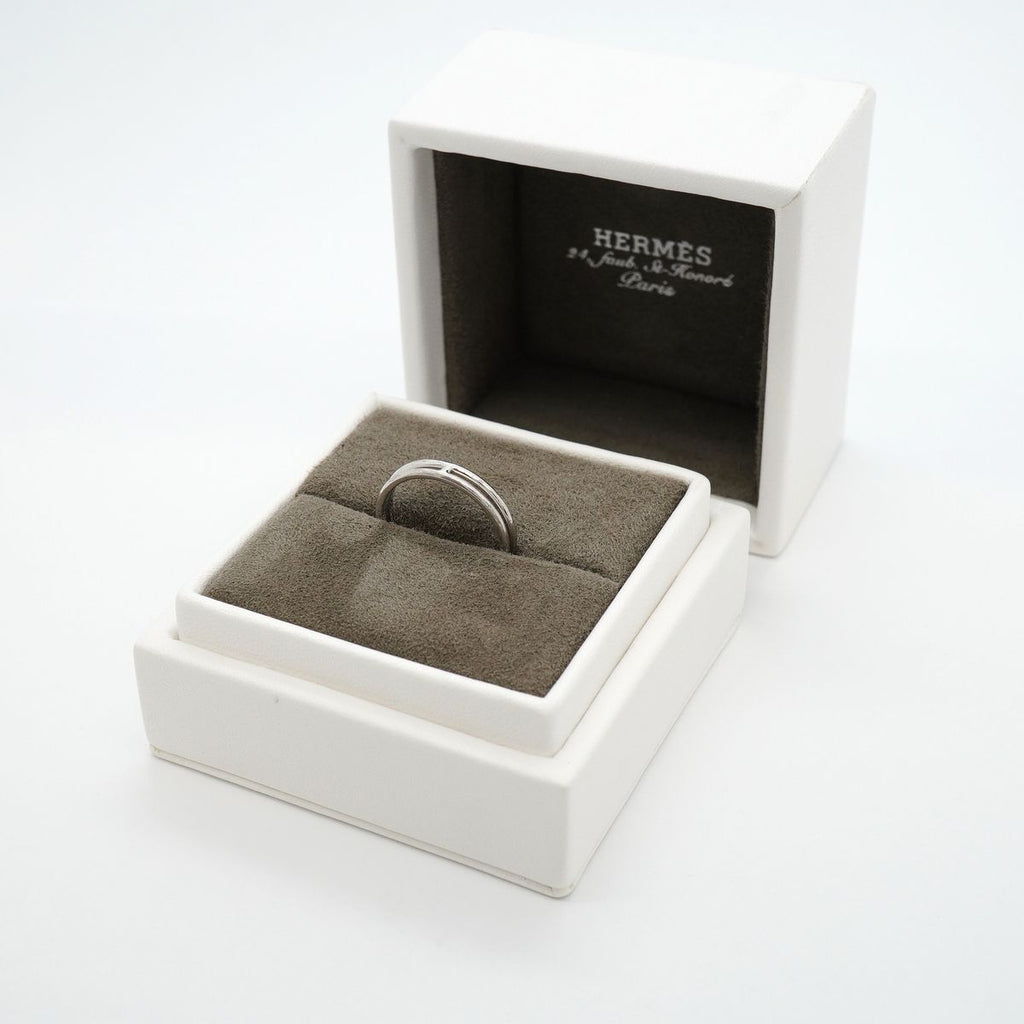 Hermes Ring Arianne 18K White Gold — view 8