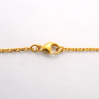 Hermes Necklace Mini Pop H Gold Plated Pink — view 4