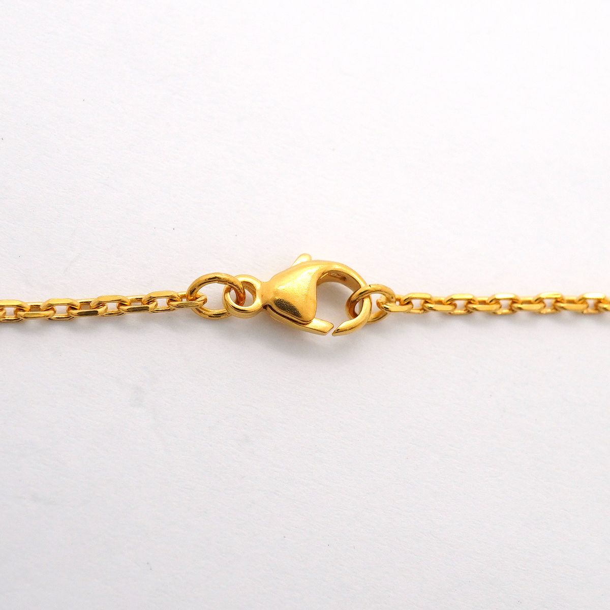 Hermes Necklace Mini Pop H Gold Plated Pink — view 4