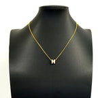 Hermes Necklace Mini Pop H Gold Plated Pink — view 7