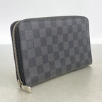 Louis Vuitton Wallet Damier Graphite Zippy Organizer NM Black Gray — view 2