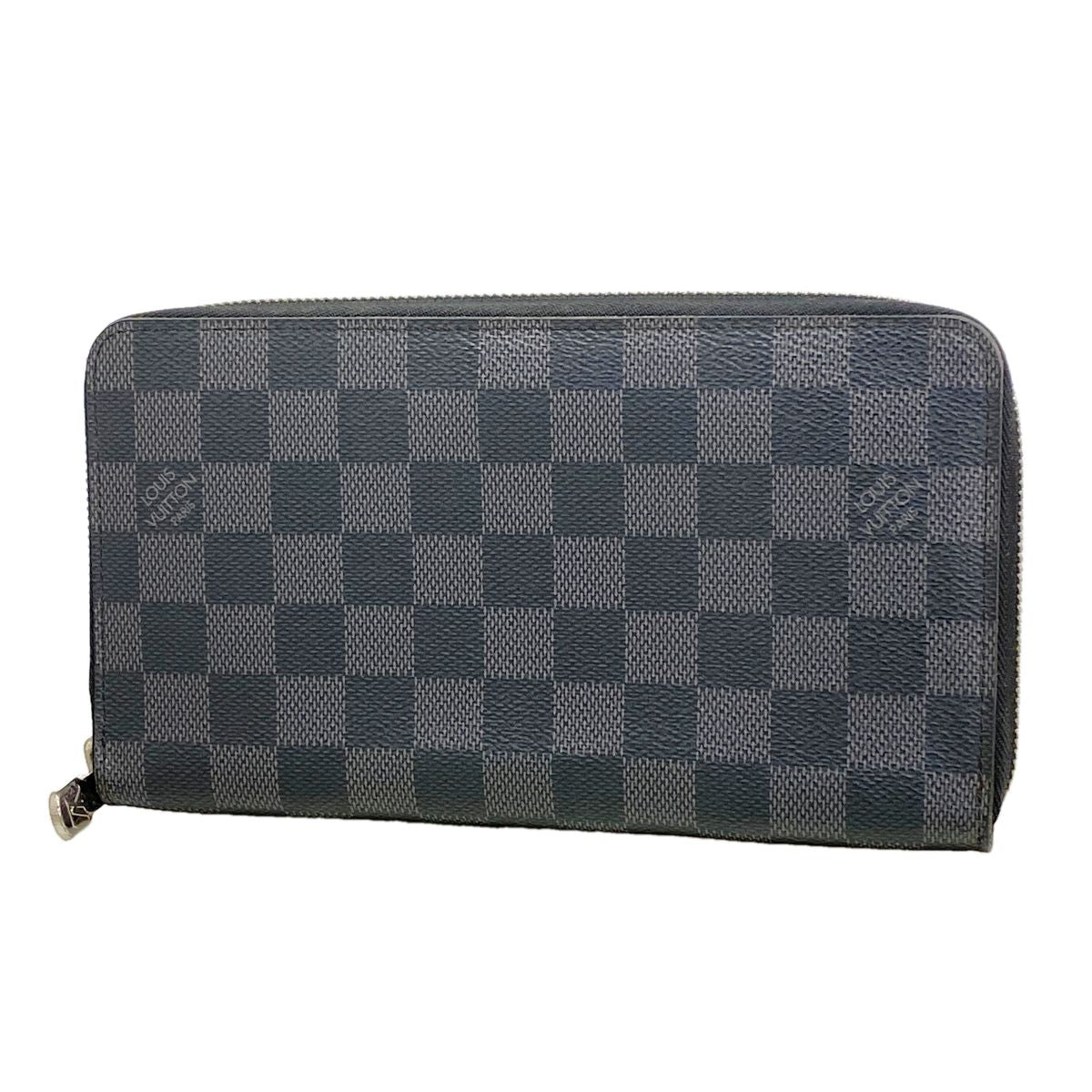Louis Vuitton Wallet Damier Graphite Zippy Organizer NM Black Gray