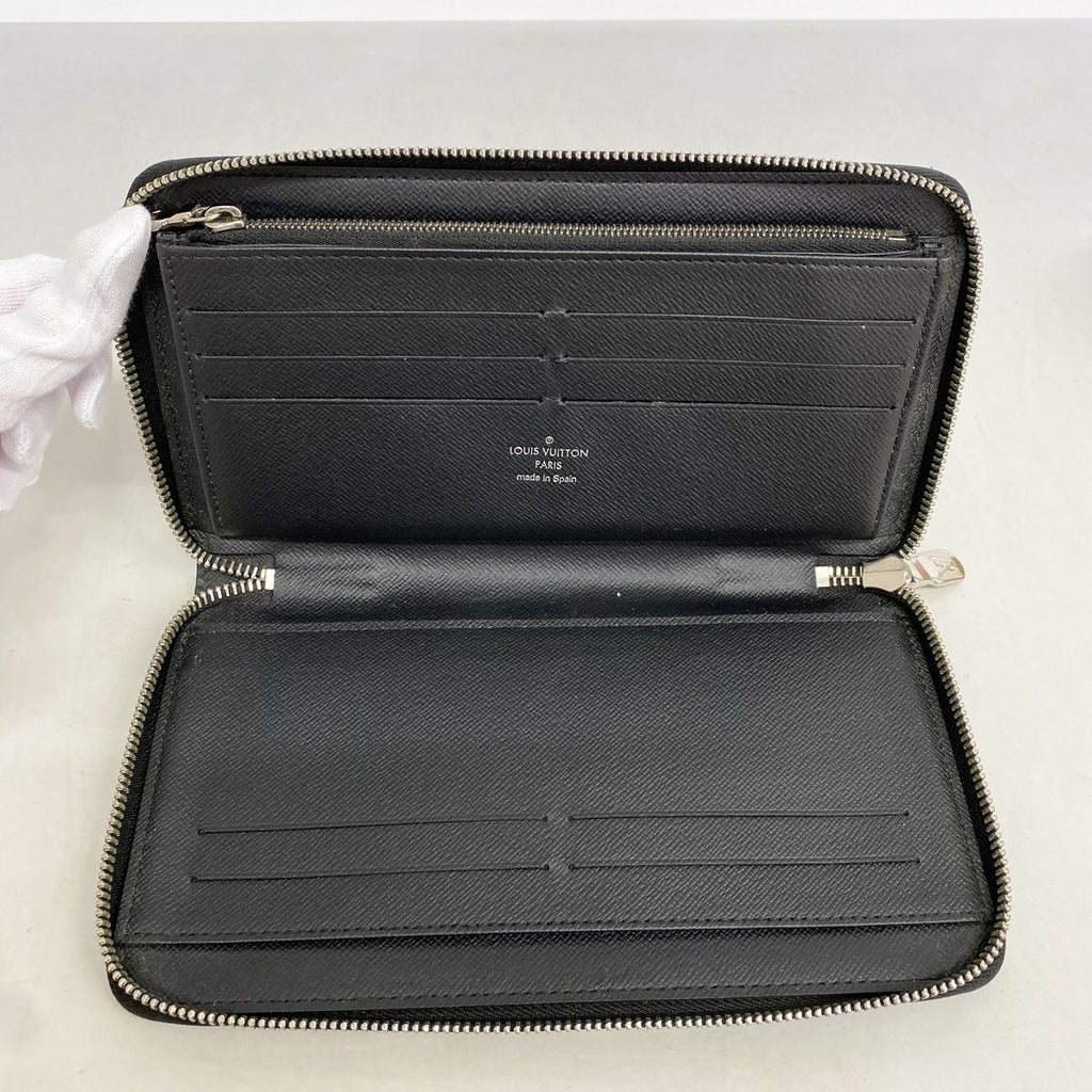 Louis Vuitton Wallet Damier Graphite Zippy Organizer NM Black Gray — view 3
