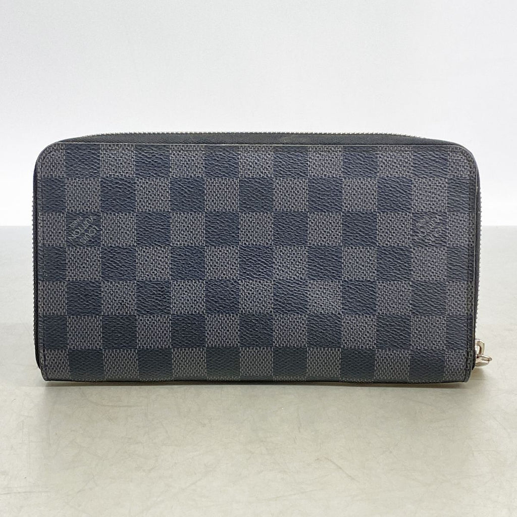 Louis Vuitton Wallet Damier Graphite Zippy Organizer NM Black Gray — view 8
