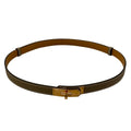 Hermes Belt Kelly Etoupe Pink Gold