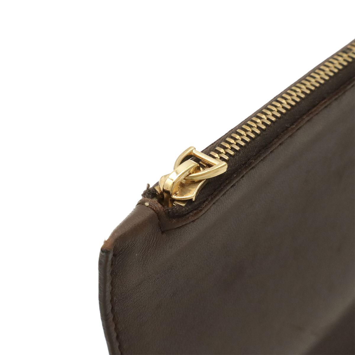 Bottega Veneta Intrechat Cabas MM Tote Leather 500 with Dark Brown Pouch Limited — view 7