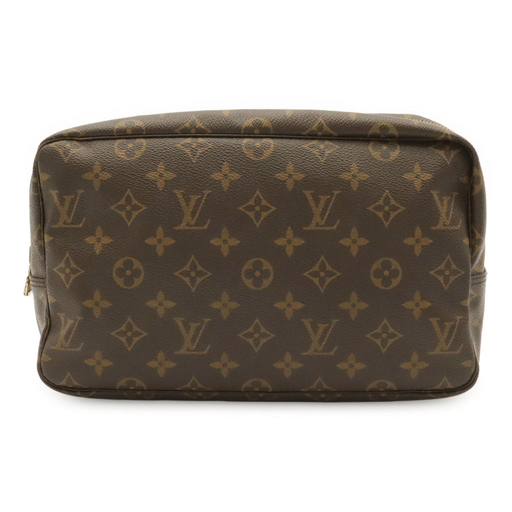 Louis Vuitton Monogram Trousse Toilet 28 Clutch Makeup Pouch Travel Multi