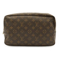 Louis Vuitton Monogram Trousse Toilet 28 Clutch Makeup Pouch Travel Multi