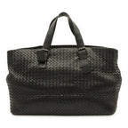 Bottega Veneta Intrecciato Tote Bag Large Travel Leather Black