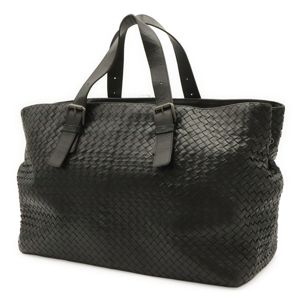 Bottega Veneta Intrecciato Tote Bag Large Travel Leather Black — view 2